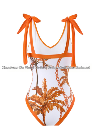 Μονόσωμος μαγιό με σεξουαλικό εκτύπωμα, επένδυση στήθους, χωρίς μεταλλική στήριξη, πολυεστέρας 90%