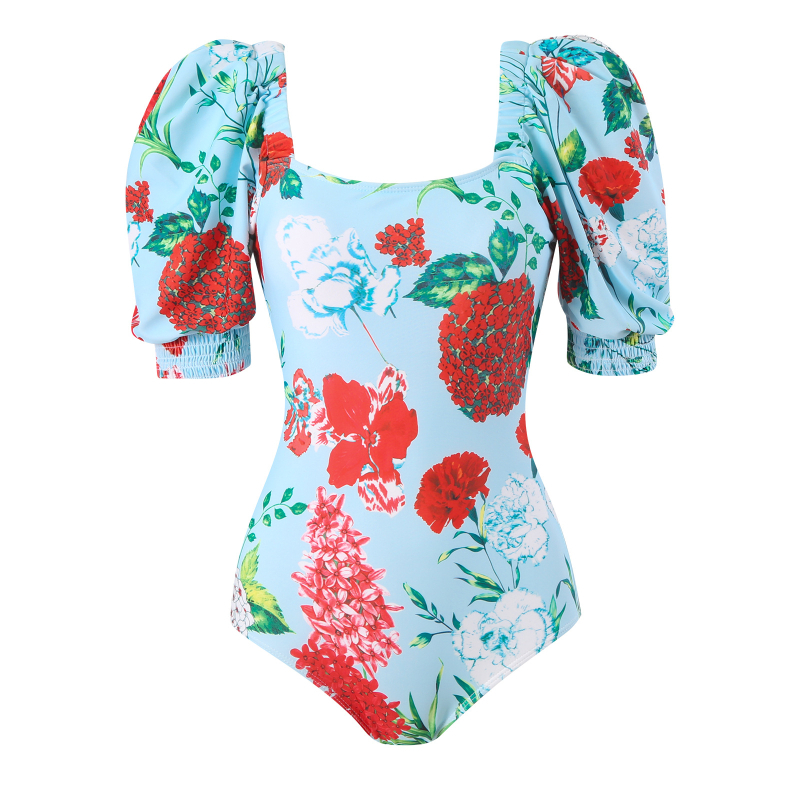 Ολόσωμο γυναικείο μαγιό με ψηλή μέση και φούστα από δίχτυ, γρήγορο στέγνωμα, επένδυση στήθους, χωρίς μανίκια