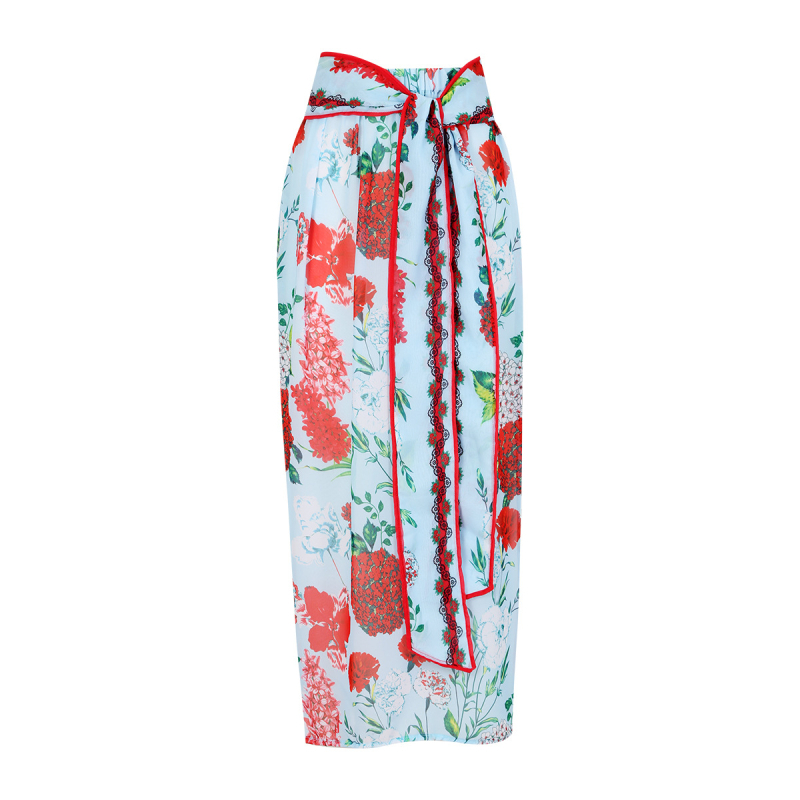 Ολόσωμο γυναικείο μαγιό με ψηλή μέση και φούστα από δίχτυ, γρήγορο στέγνωμα, επένδυση στήθους, χωρίς μανίκια