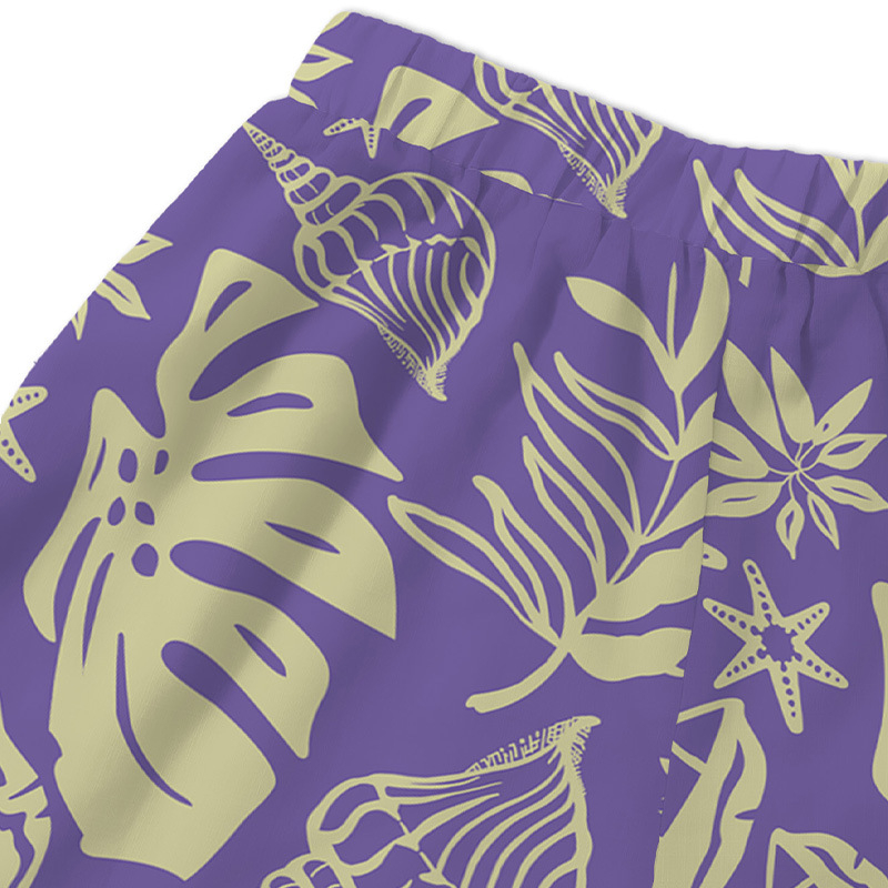 Set de femei cu două piese: top bustier fără bretele, imprimeu animal, poliester-elastan, vară 2024