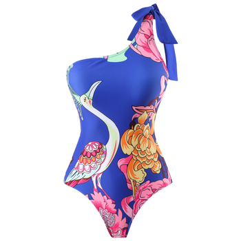 Γυναικείο ολόσωμο μαγιό για fitness και κολύμβηση, φλοράλ μοτίβο, πολυεστέρας 80/20, βάρος υφάσματος 390 g, με επένδυση στηθών από σπάντεξ, χωρίς μεταλλική υποστήριξη, χωρίς μανίκια