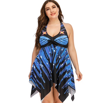 Sea Grove Costum de baie damă conservator, două piese, triunghi, poliester cu 15% spandex, căptușit poliester