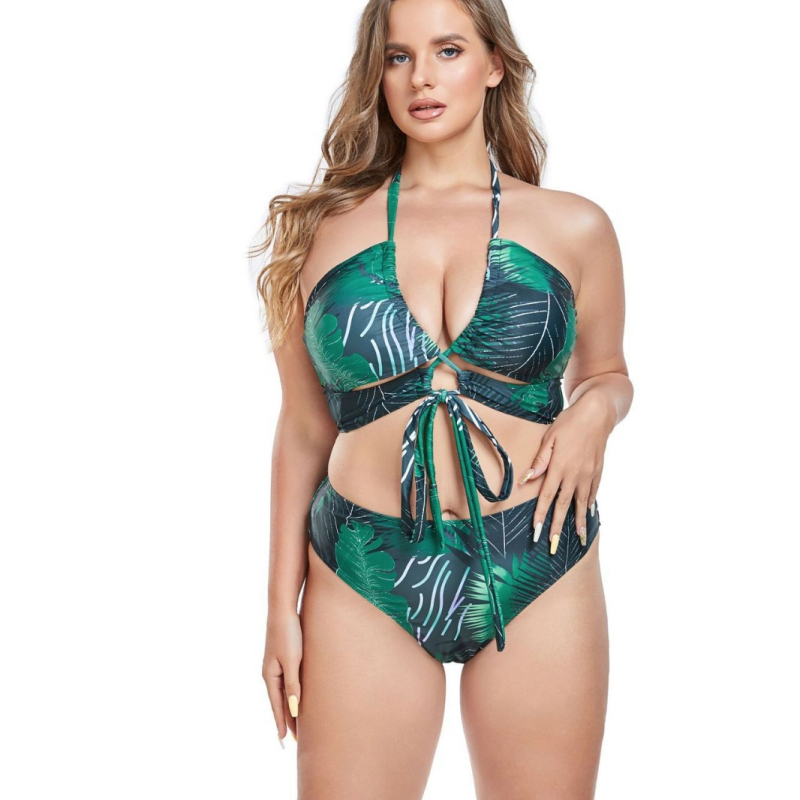 Trodijelni kupaći kostim za žene s gradijentnim uzorkom, seksi i svježeg stila; materijal poliester 220 g; podstava 95% poliester; s jastučićima za grudi