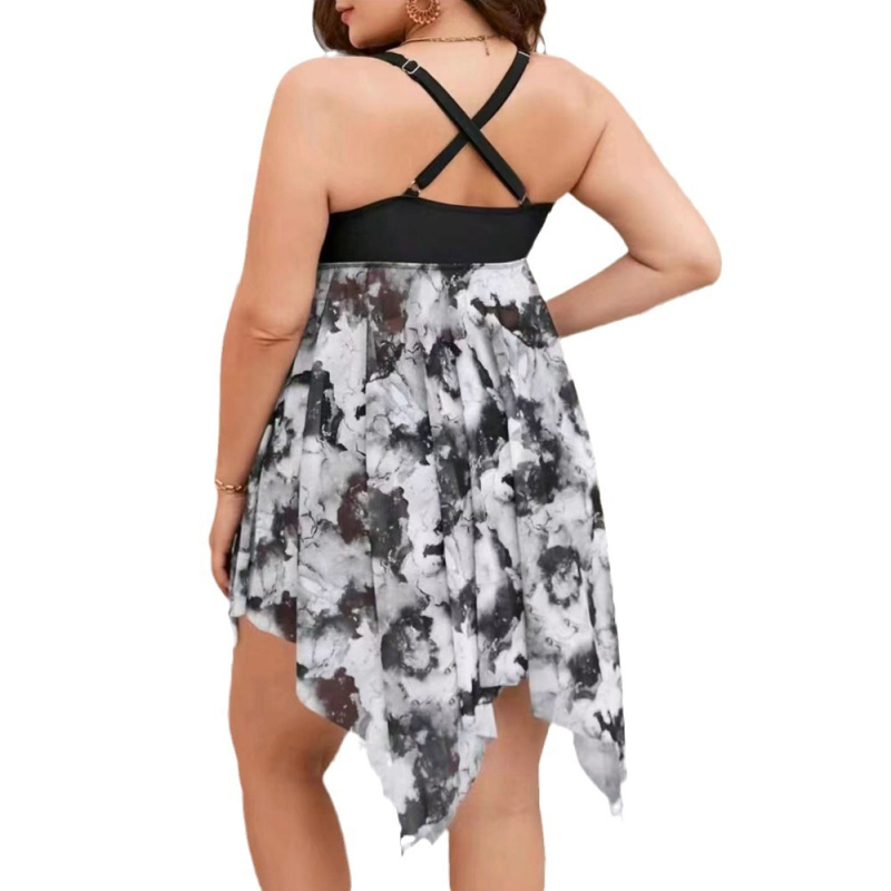 Costum de baie întreg cu imprimeu leopard, material Nylon-Spandex 82%, cu burete pentru bust, elasticitate înaltă, căptușeală poliester cu 80% Spandex