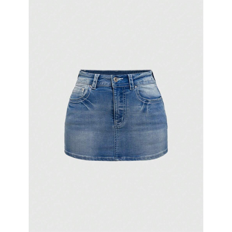 Jeansi cu broderie fluture, stil Y2K retro, talie reglabilă cu șnur, căptușit cu polar, croială dreaptă