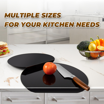 Ruimeisi Akrilinė Pjaustymo Lenta — neslystanti, antibakterinė, priešpelėsius, modernus minimalistinis virtuvės dizainas