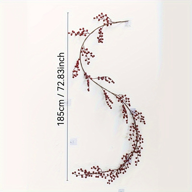 Ghirlandă artificială cu fructe, din plastic, turnare prin injecție, pentru decor interior și recuzită foto