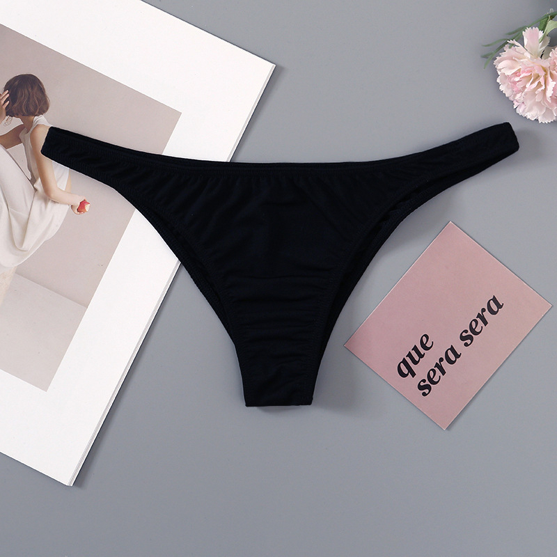 Moteriškos kelnaitės Ice Silk, žemas juosmuo, kvėpuojančios, megztos, vienos spalvos