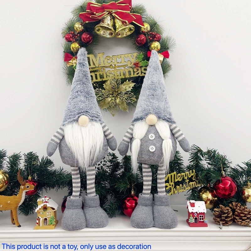 Rudolph Kalėdinė stovinti lėlė staliniam dekoravimui; medžiagos: poliesteris, akrilas, nepluošto audinys; Kalėdinė dekoracija; IP neautorizuotas