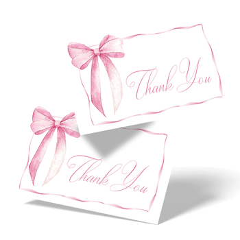 Card de mulțumire, pachet de 50 coli, imprimare, stil simplu și modern