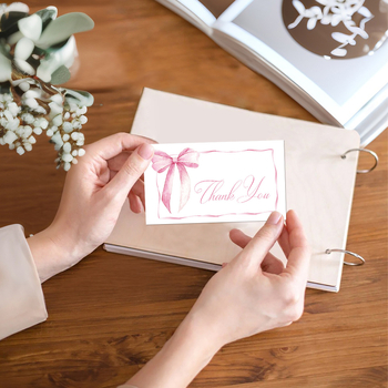 Κάρτα ευχαριστίας, 50 φύλλα ανά πακέτο, Εκτύπωση, Απλό και μοντέρνο στυλ