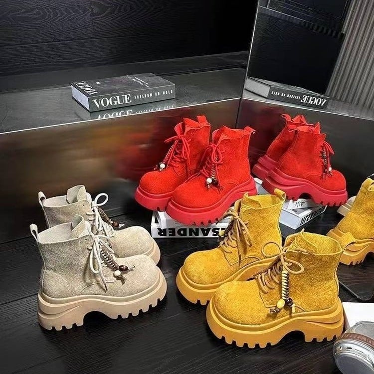 Sieviešu ziemas zābaki ar biezu zoli augšanai, apaļš purns, PU augšdaļa, mākslīgās kažokādas iekšējā zole, aizmugurē rāvējslēdzējs