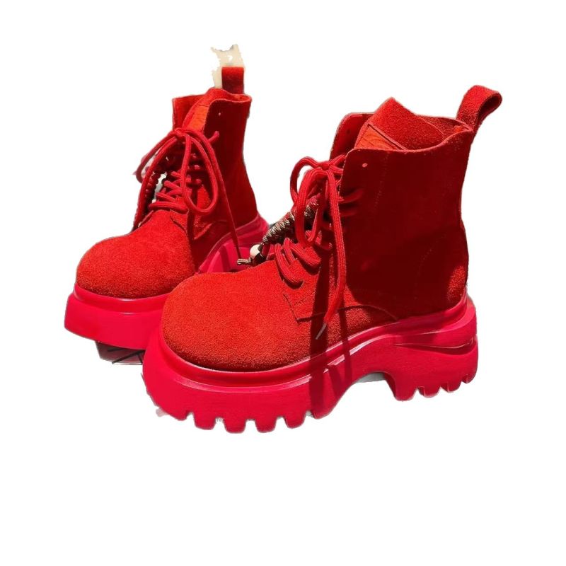 Sieviešu ziemas zābaki ar biezu zoli augšanai, apaļš purns, PU augšdaļa, mākslīgās kažokādas iekšējā zole, aizmugurē rāvējslēdzējs