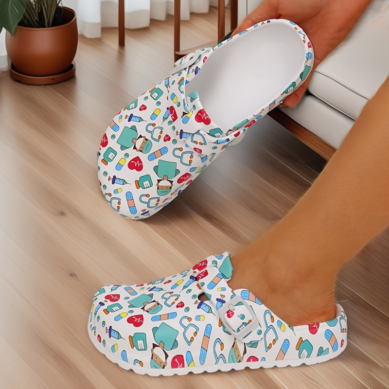 Sieviešu audekla kurpes ar animēta zīmējuma rakstu, vieglas, sporta stils, smaku izturīgas