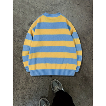 Плетена блуза Батвинг ръкави, яка на ризата, Chenille плат, Vinylon влакна, вградена шарка