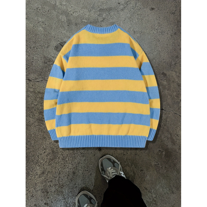 Pulover tricot Batwing cu mâneci, guler de cămașă, țesătură Chenille, fibră Vinylon, model încrustat