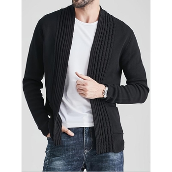 Vyrų megztinis, laisvas kirpimas, apvalus kaklo iškirptė, storesnis mezgimas, Modal audinys, pagrindinė medžiaga Rabbit Hair