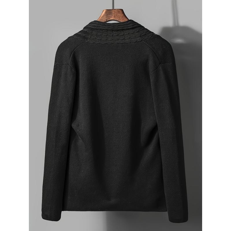 Vyrų megztinis, laisvas kirpimas, apvalus kaklo iškirptė, storesnis mezgimas, Modal audinys, pagrindinė medžiaga Rabbit Hair