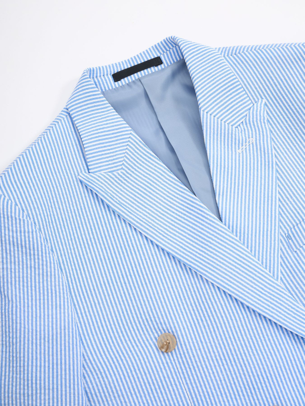 Costum bărbătesc din două piese, stil britanic slim, dublu nasturi, rever Peak Lapel, poliester 70%