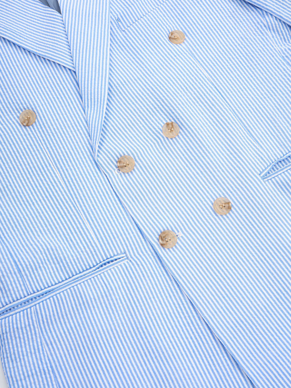 Costum bărbătesc din două piese, stil britanic slim, dublu nasturi, rever Peak Lapel, poliester 70%