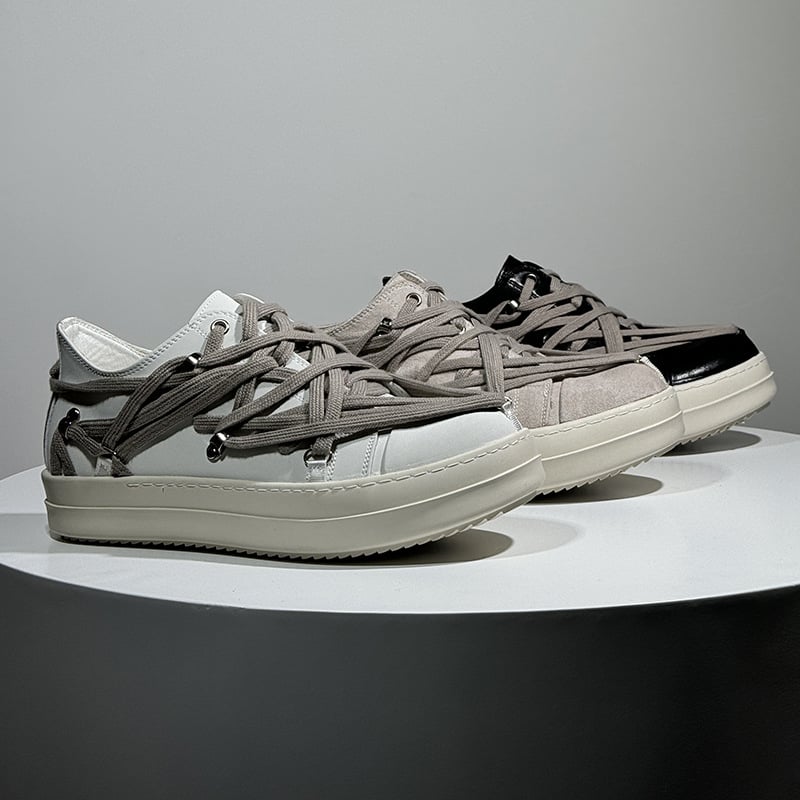 Pantofi sport platformă unisex, talpă din cauciuc, partea superioară din microfibră, vârf rotund, talpă antiaderentă, lansare toamnă 2025