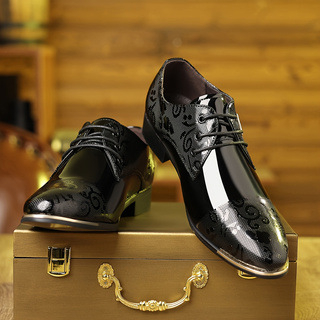 Vyriniai verslo bateliai su PU viršutine dalimi, guminė padas, smaigus pirštas, Slip-On, žemas profilio dizainas