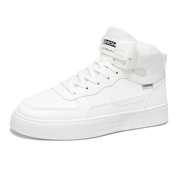 Ανδρικά παπούτσια skate με μεσαίο ύψος − PU άνω μέρος, διχτυωμένη επένδυση, EVA πάτος, σόλα χυτή με έγχυση