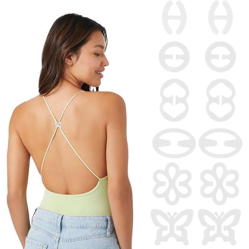 Klipovi za naramenice grudnjaka Racerback, 12 kom, protuklizni, netkano vlakno, zgusnuto, Kod proizvoda jd1731353648157725074, Porijeklo: Kina