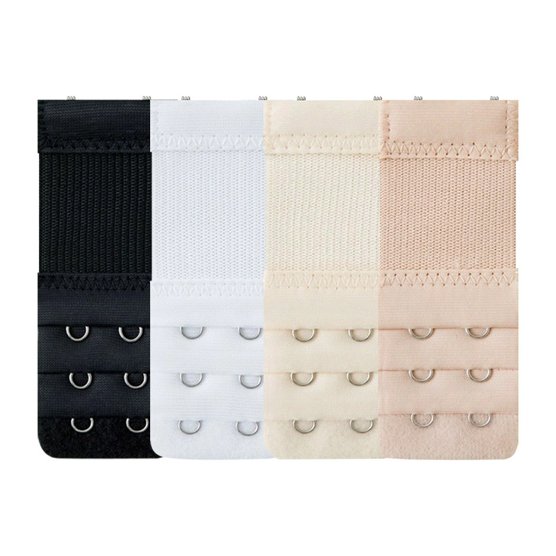 Set extensii pentru bretelele sutienului cu trei rânduri și două cârlige, material poliester, decor metalic, lansare toamnă 2024, brand Meirting