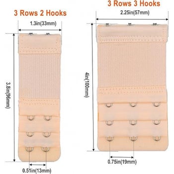Extender grudnjaka s dvostrukim i trostrukim kopčama, netkano vlakno, debela konstrukcija, broj proizvoda zk1730831423801102759