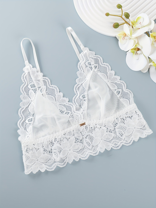 Σουτιέν χωρίς σύρμα από δαντελωτό δίχτυ, κύριο ύφασμα νάιλον, επένδυση βαμβάκι, κλασικό πολυτελές στυλ, με λειτουργία συγκράτησης