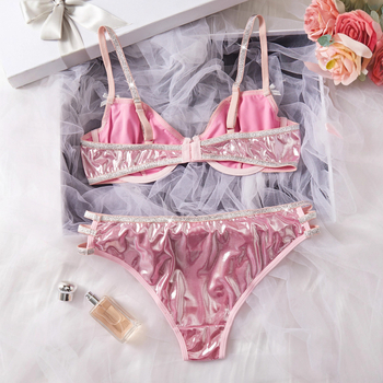 Τοπ εσωρούχων με ανοιχτή πλάτη, Gold Foil Fabric, 95% πολυεστέρας, 5% ελαστάν, Κωδικός 8916