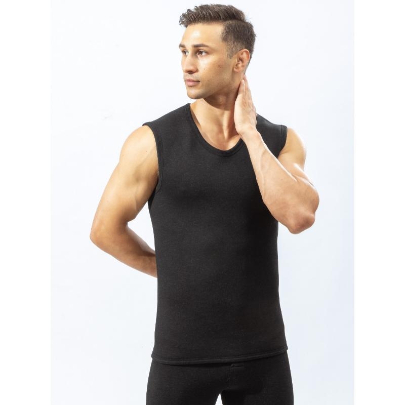 Θερμό σετ γιλέκων με ύφασμα Mitsubishi Meryl Skin, κύριο υλικό ακρυλικό, υπερπαχιά 501–600 g/m², περιεκτικότητα κύριου υφάσματος κάτω από 30%