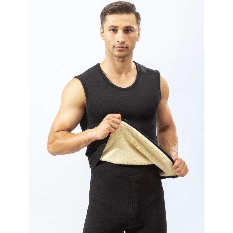 Θερμό σετ γιλέκων με ύφασμα Mitsubishi Meryl Skin, κύριο υλικό ακρυλικό, υπερπαχιά 501–600 g/m², περιεκτικότητα κύριου υφάσματος κάτω από 30%