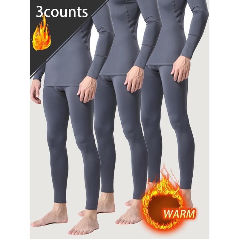 Ανδρικό σετ θερμικών παντελόνιών συμπίεσης (3 τεμάχια) — ύφασμα Mitsubishi Meryl / ακρυλικό, υπερ-παχύ 501–600 g/m², θερμική λειτουργία, κωδικός zk1731025008261763569