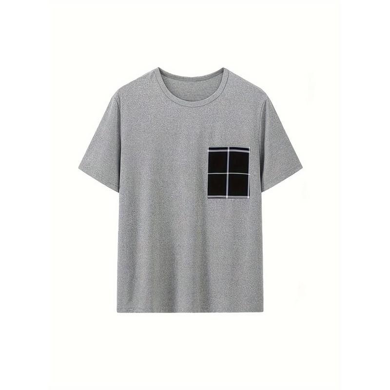 Set de pijamale pentru bărbați, stil minimalist, material Half Fleece, bumbac, primăvara, lansare primăvara 2025