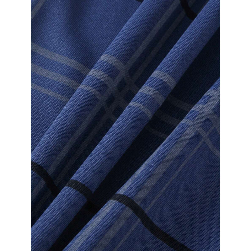 Set de pijamale pentru bărbați – nylon ușor, sezon de toamnă, tricou cu mânecă scurtă și pantaloni scurți, senzație premium