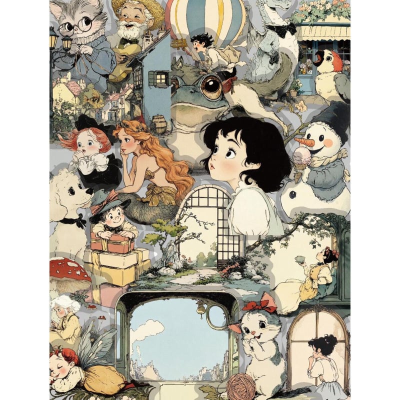 Manga-stílusú átlátszó matricák háziállatoknak — Modell T4702, Cikkszám sh72771928, Márka: Other, Stílus: Nordic, Nyomtatás