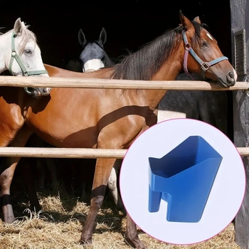 Κουτάλι ταΐσματος αλόγου από PP με εργονομική λαβή, ανθεκτικό, χειροκίνητο ταΐσμα