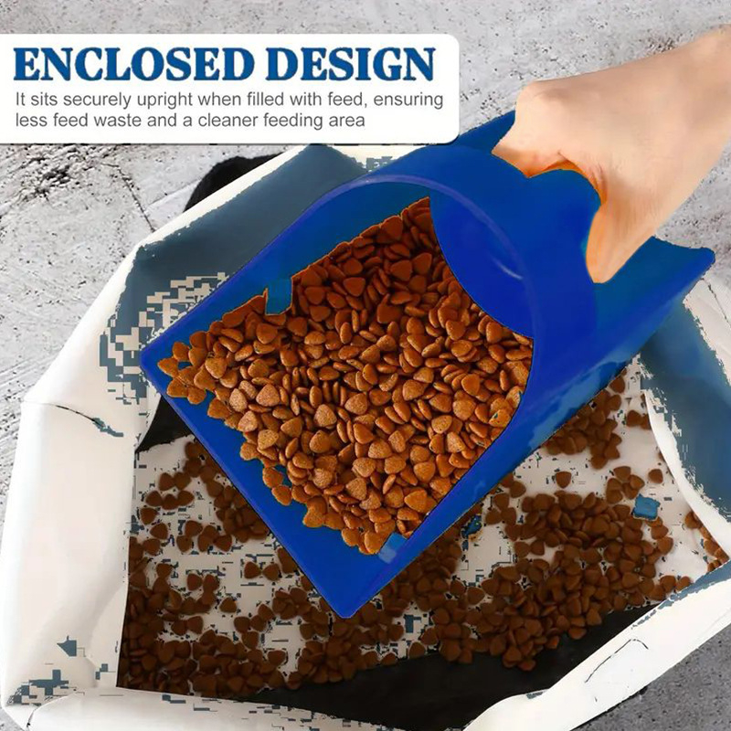 Κουτάλι ταΐσματος αλόγου από PP με εργονομική λαβή, ανθεκτικό, χειροκίνητο ταΐσμα