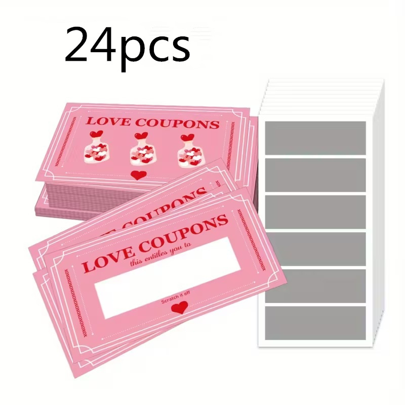 Zhimei Szív DIY Kaparós Kártya - Papír, Ünnepi Stílus, Esküvő és Születésnapi Rendezvények Dekorációja