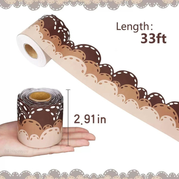 Στικέρ περιγράμματος πίνακα ανακοινώσεων για σχολείο και γραφείο, ακανόνιστος σχήματος, επικαλυμμένο χαρτί με υγρή κόλλα, κωδικός ZC62, μοντέλο HC