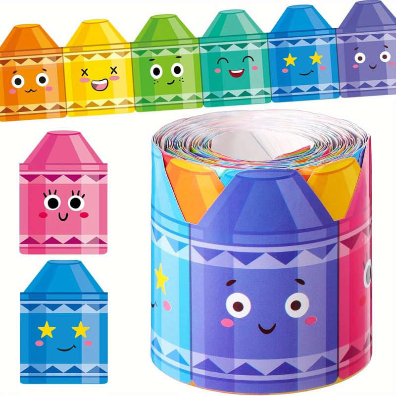 Decorațiune pentru clasă - ramă auto-adezivă pentru desene cu creion pe hârtie, cod produs jd601101790797552, accesorii de decor pentru spațiu, stil: altul