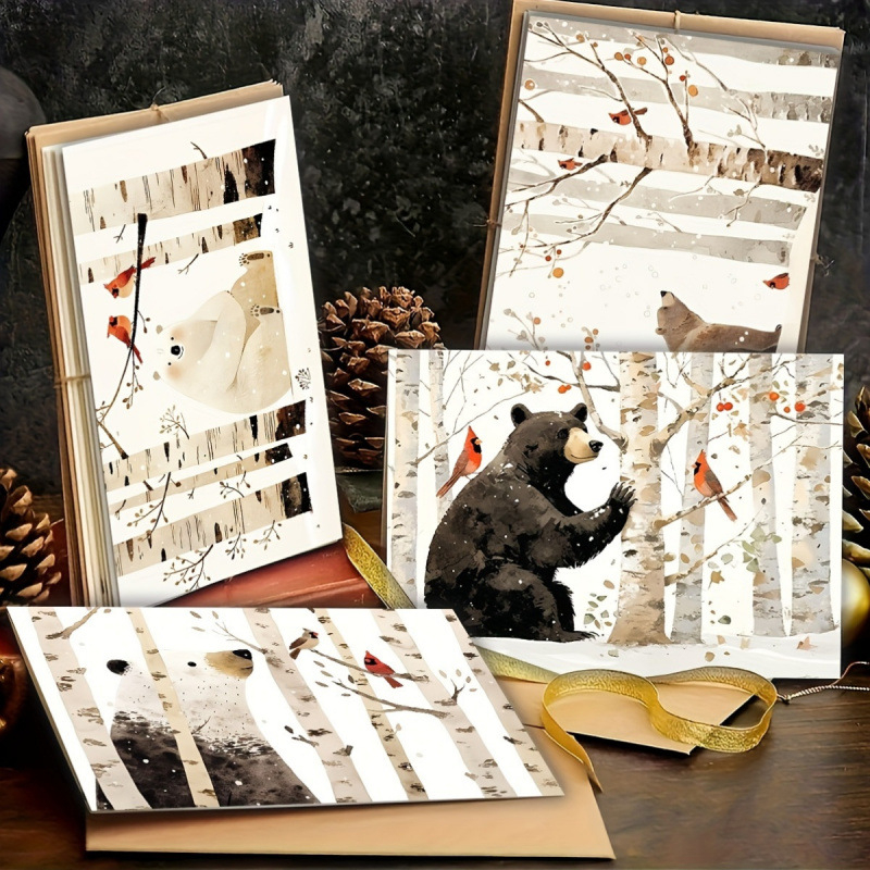 Medvétémájú, 6 darabos készlet kevert mintákkal — Termékkód jd601099702113934