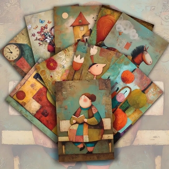 Κάρτες Ευχής Shape Warm KZ109 Χαρτόνι, Εκτύπωση, Στυλ Simple Modern