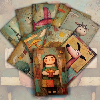 Κάρτες Ευχής Shape Warm KZ109 Χαρτόνι, Εκτύπωση, Στυλ Simple Modern