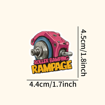 54 φύλλα αυτοκόλλητων για λάτρεις του ντίζελ, για αποσκευές, σημειωματάρια και θήκες κινητών - Βινύλιο - Ρετρό στυλ - Αυτοκόλλητα κατασκευής - Κωδικός KPD-899