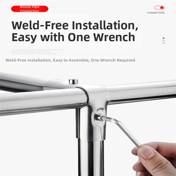 Συνδετικό εξάρτημα σωλήνα από ανοξείδωτο χάλυβα – SYJ Fitting-1, φινίρισμα wire drawing, για σωλήνες από ανοξείδωτο χάλυβα, μοντέρνο μινιμαλιστικό στυλ