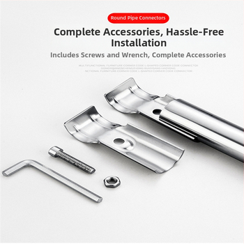 Συνδετικό εξάρτημα σωλήνα από ανοξείδωτο χάλυβα – SYJ Fitting-1, φινίρισμα wire drawing, για σωλήνες από ανοξείδωτο χάλυβα, μοντέρνο μινιμαλιστικό στυλ