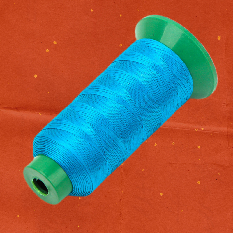 Κλωστήρα ραφής υψηλής αντοχής από νάιλον-πολυεστέρα για υφάσματα καναπέδων